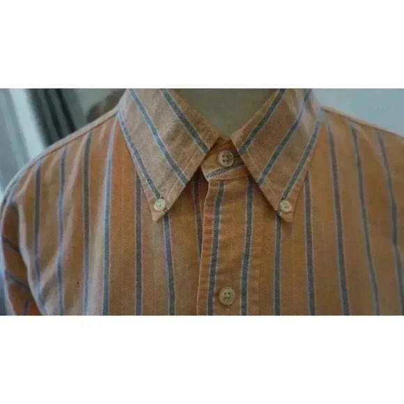 Ralph Lauren Striped Collared Classic-Fit Button-Down Shirt - Size 16 32/33 - Picture 7 of 16